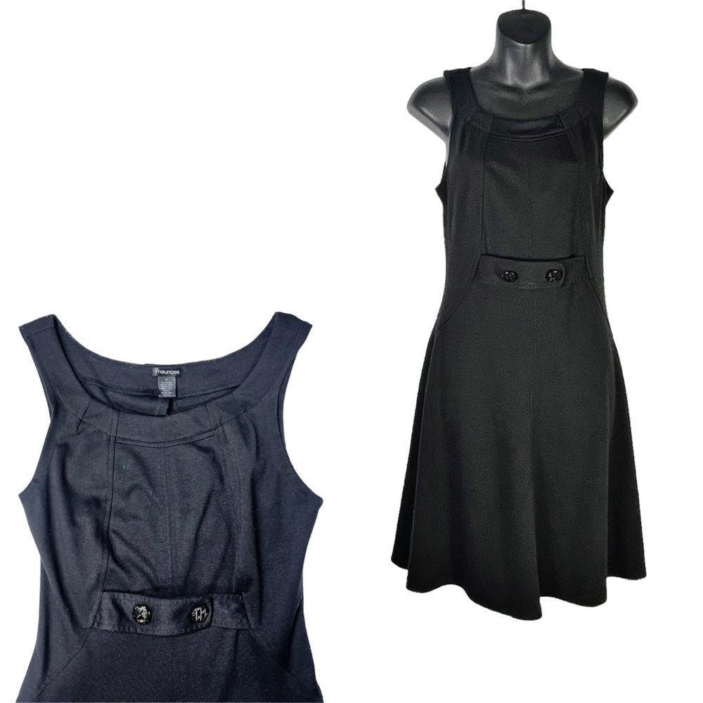 Maurices Classic Simple Black Dress Small Little Black Dress Tank Top Strap